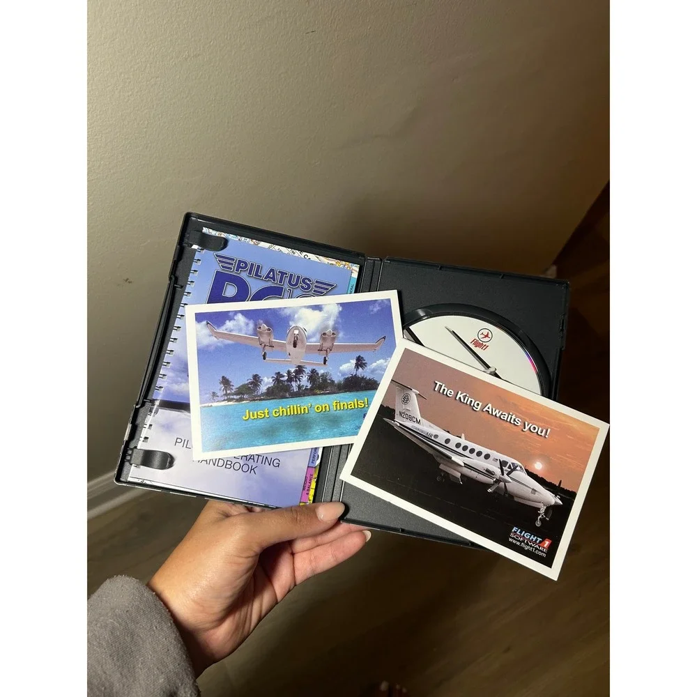 Flight1 Pilatus PC12 PC Software Blue Microsoft Flight Simulator Expansion